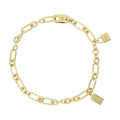 Acne Studios Chain-Link Bracelet — Gold