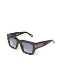 Just Cavalli SJC177V Acetate Square Frame Sunglasses — Black