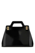 Ferragamo Wanda M Top Handle Bag — Black