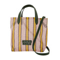 Kenzo Striped Knit Tote Bag — Pink