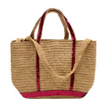 Vanessa Bruno Raffia Tote Bag — Beige