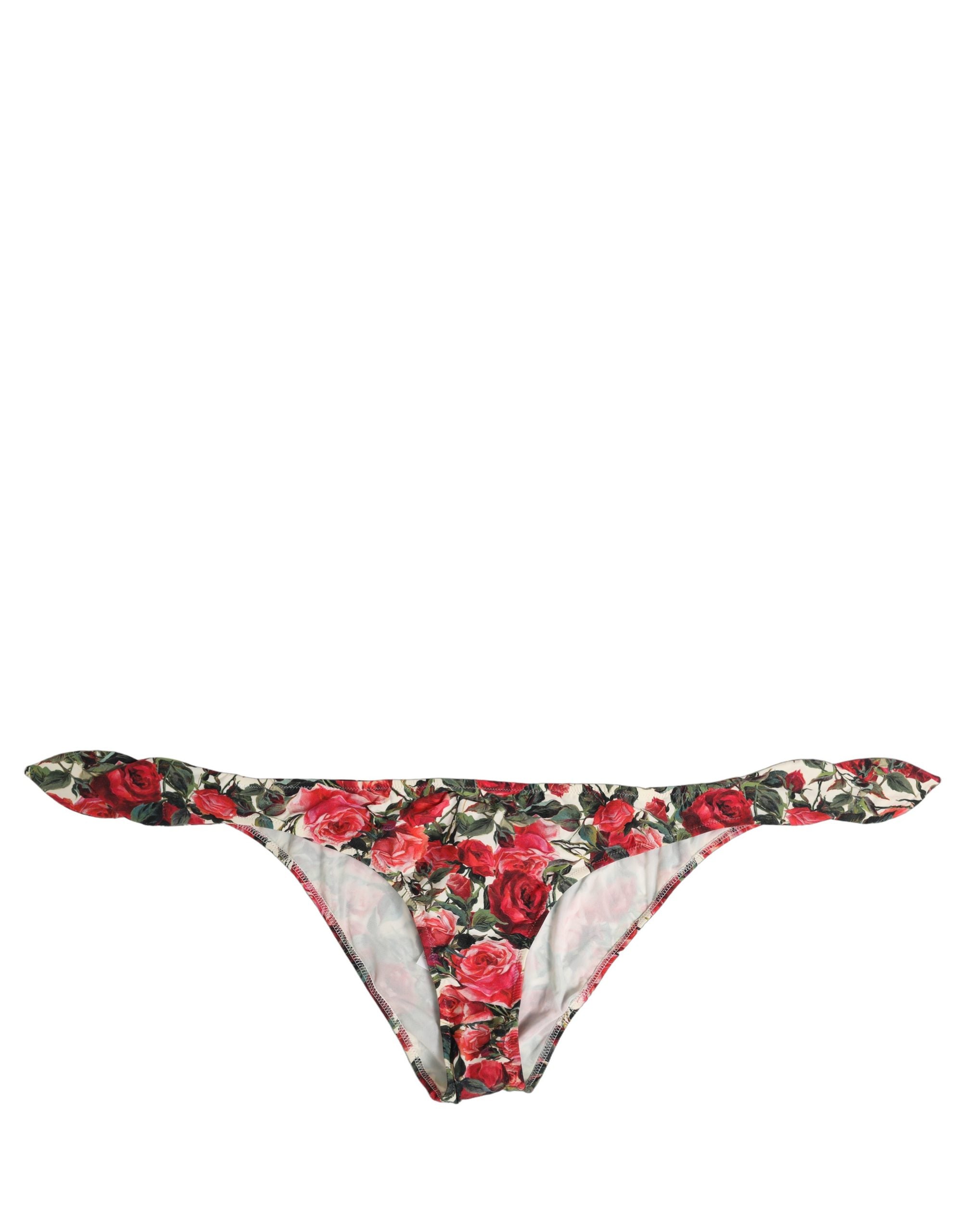 Dolce & Gabbana Floral Print Bikini Bottom — Multicolor