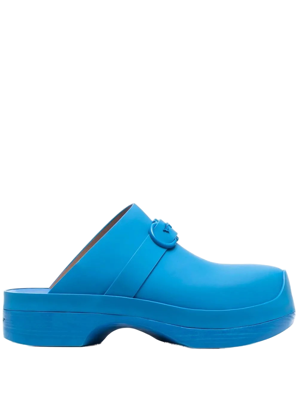 Ferragamo Gancini Clog — Blue