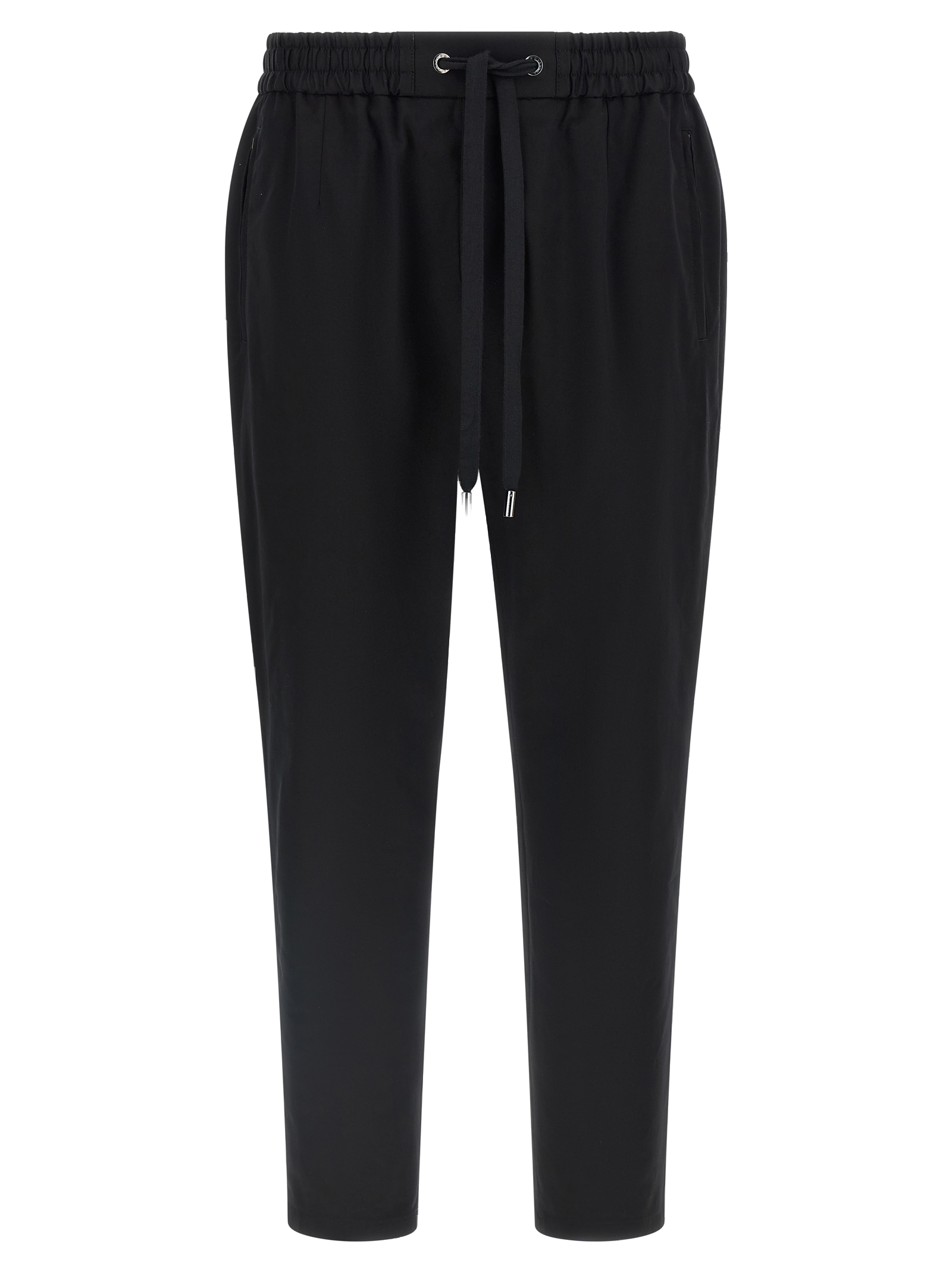 Dolce & Gabbana Cotton-Blend Tapered Joggers — Black