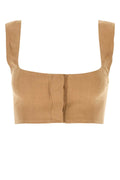 Le Kasha Jirja Crop Top — Beige