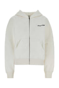 Sporty & Rich Logo Hoodie — White