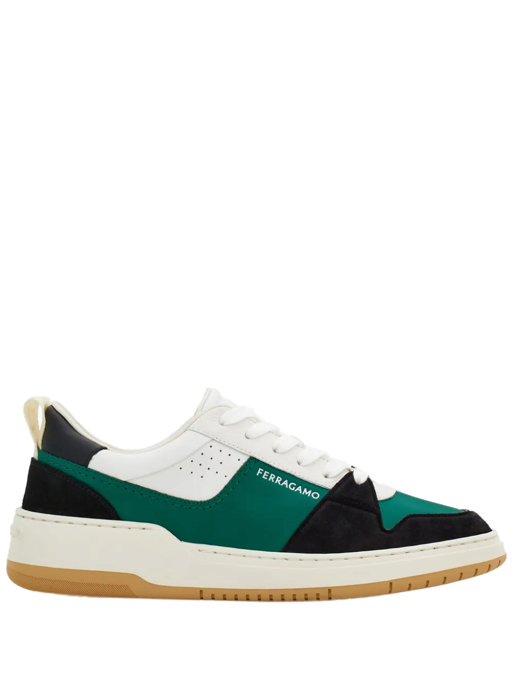 Ferragamo Dennis Sneakers — Green