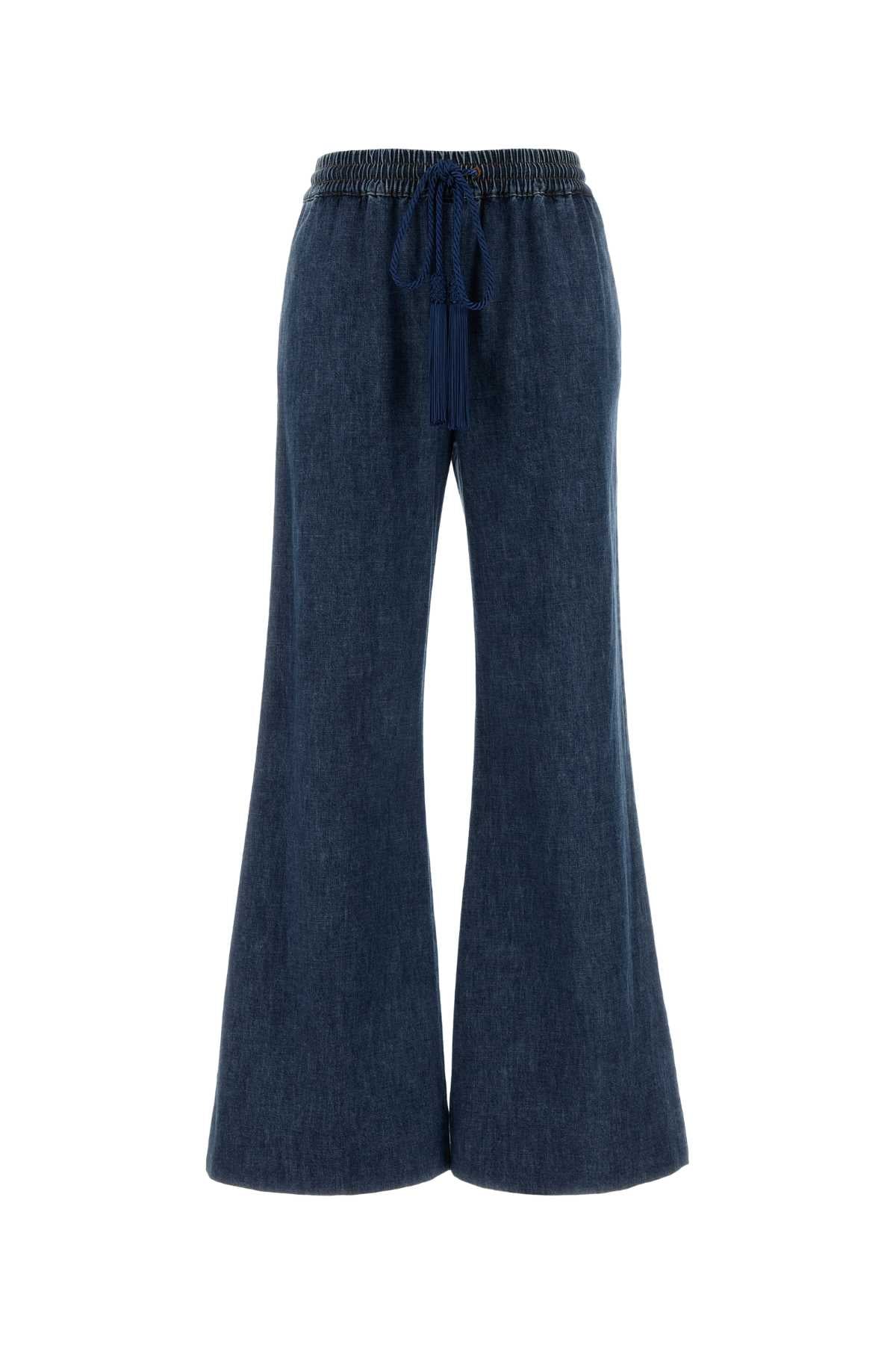 Valentino Garavani Vaqueros de mezclilla — Azul