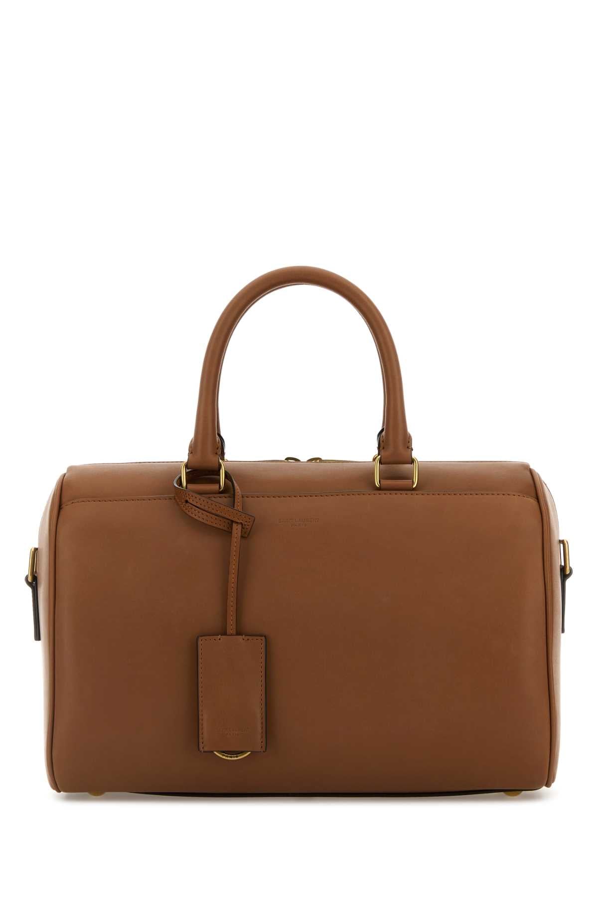 Saint Laurent Duffle Handbag — Brown