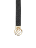 Guess Logo Buckle Belt — Black