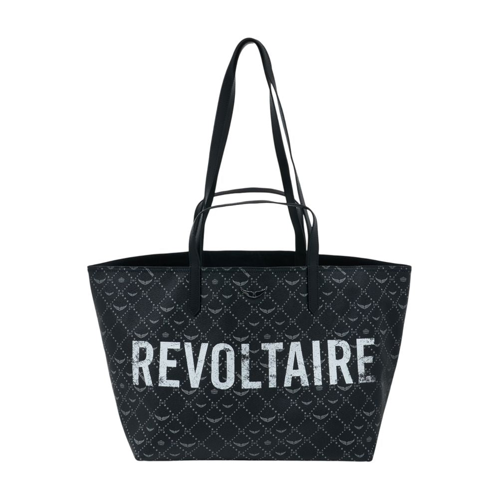 Zadig & Voltaire Quilted Logo Tote Bag — Black