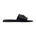 Versace Leather Padded Sandal — Black