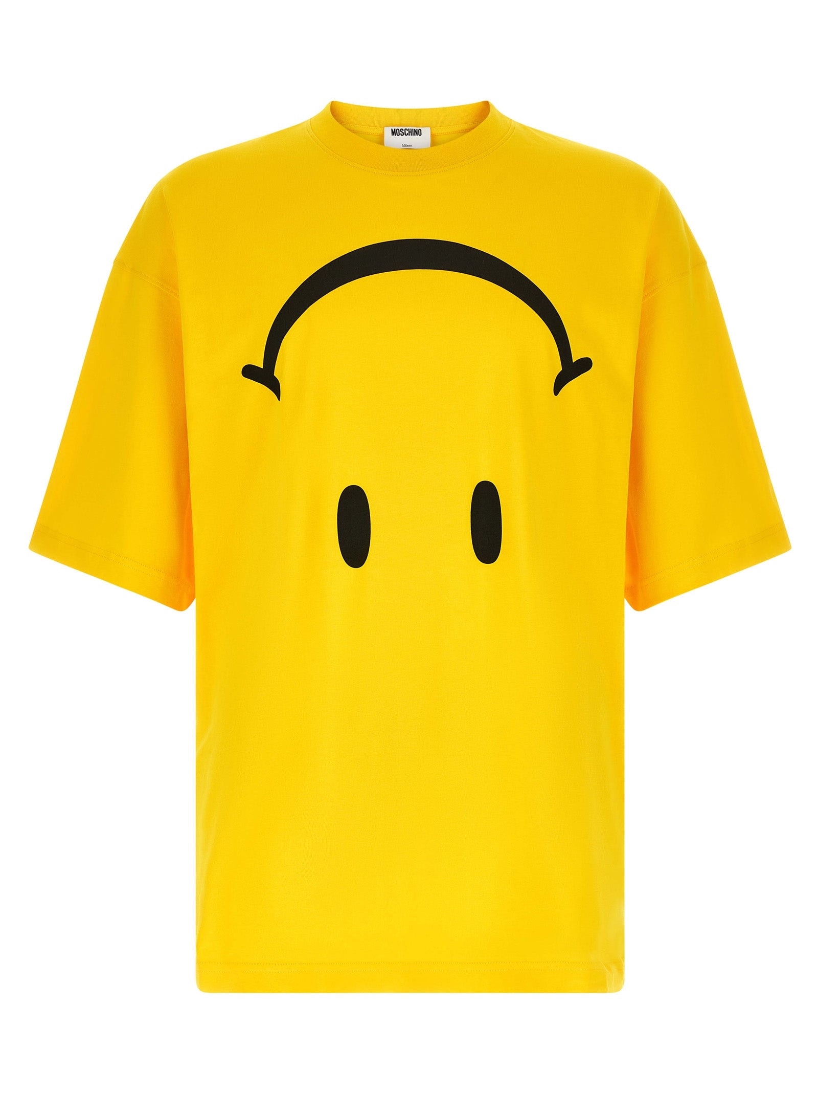 Moschino Smiley T-Shirt — Yellow