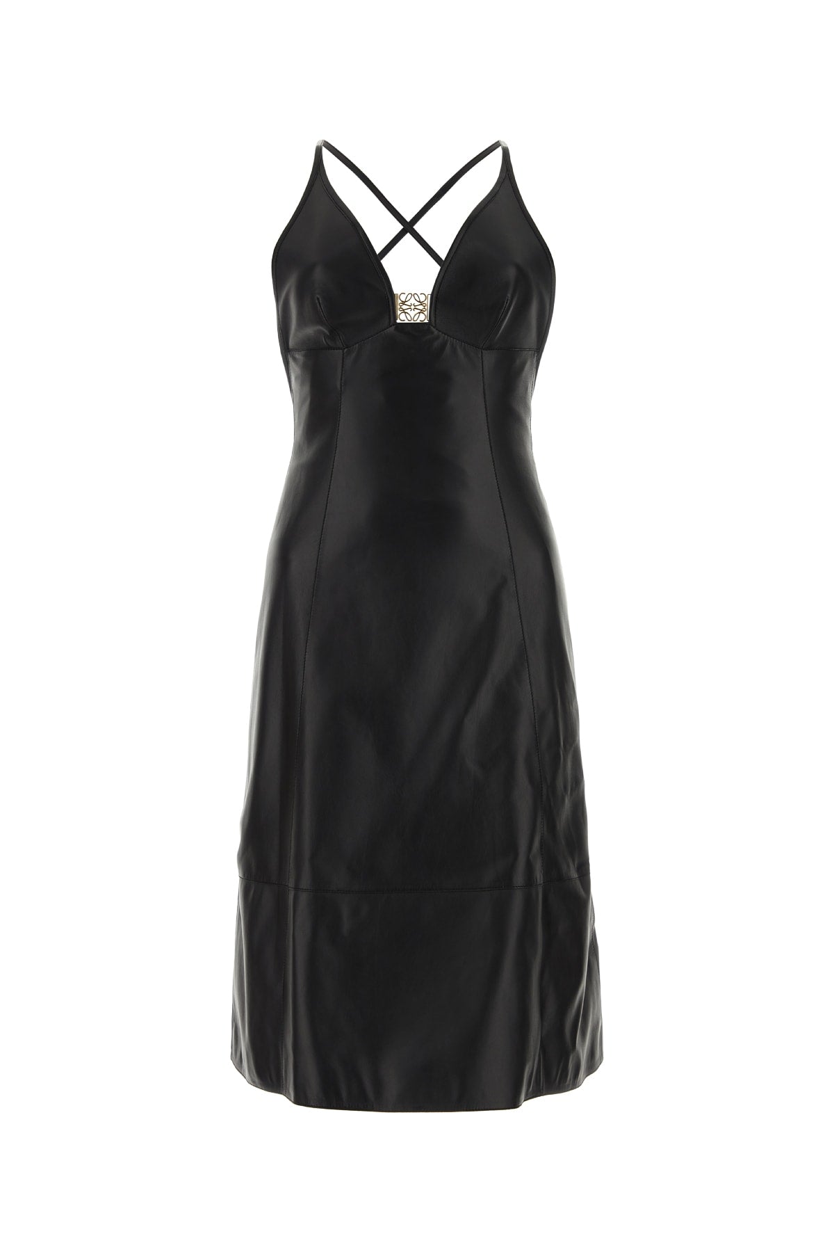 Loewe Sleeveless A-Line Dress — Black