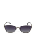 Gafas de Sol Ana Hickmann AH3359 Rectangulares de Metal — Plateado