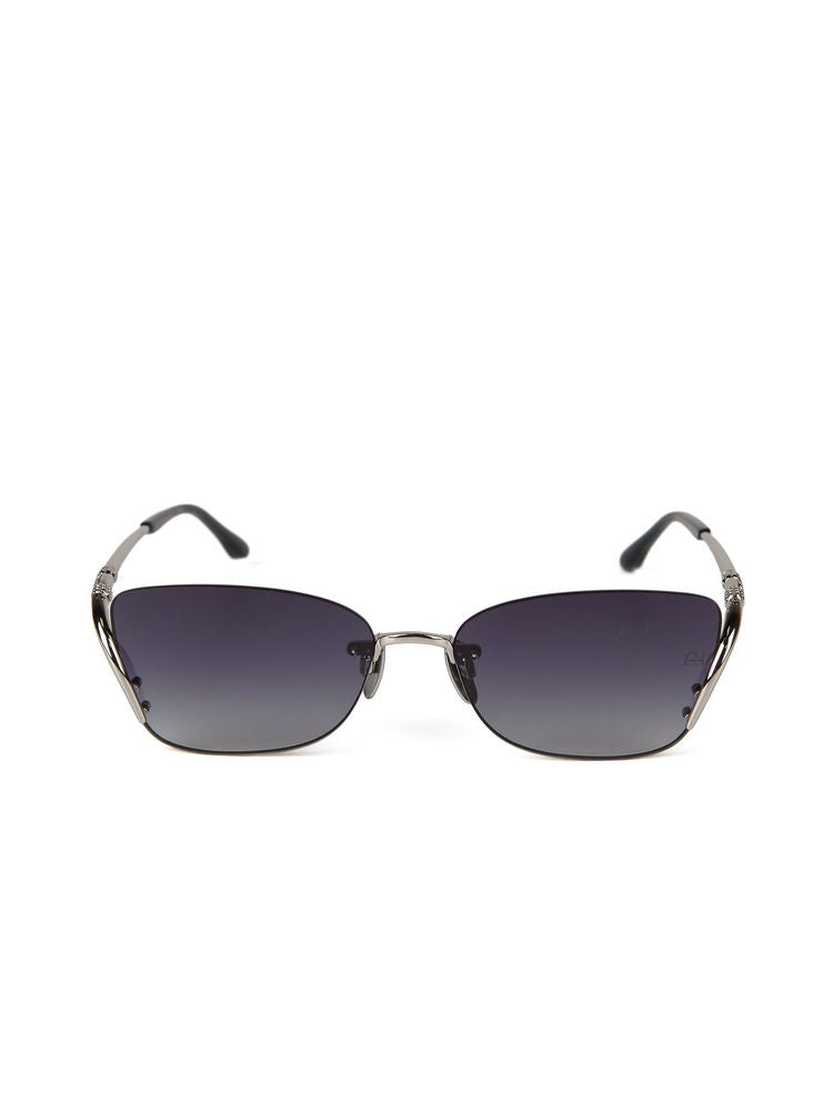 Gafas de Sol Ana Hickmann AH3359 Rectangulares de Metal — Plateado