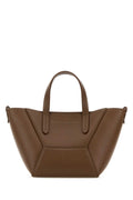 Brunello Cucinelli Leather Tote Tote Bag — Brown