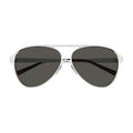 Saint Laurent SL734002 Aviator Sunglasses — White