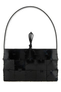 Amina Muaddi Mina Shoulder Bag — Black