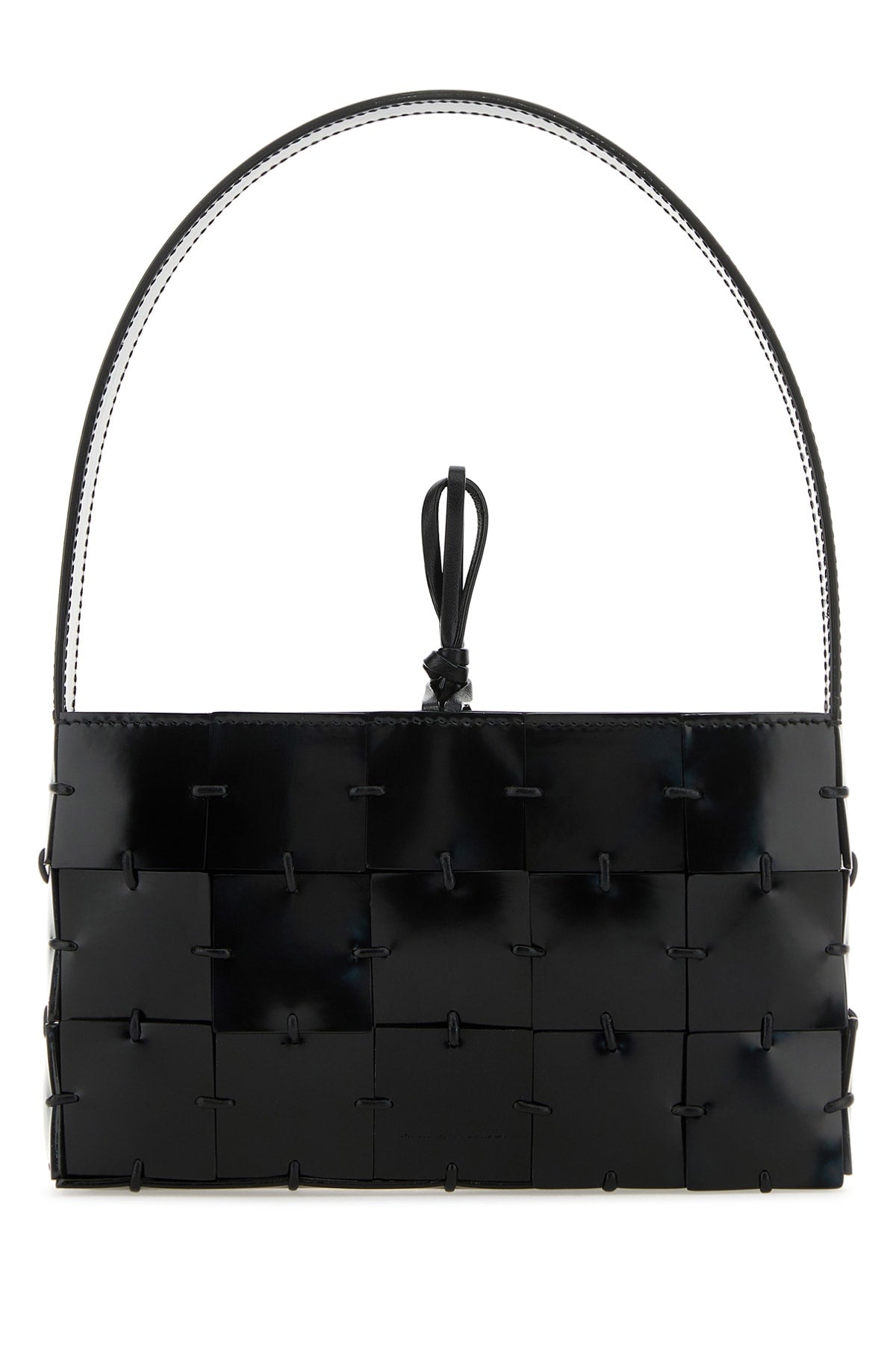 Amina Muaddi Mina Shoulder Bag — Black