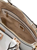 Guess Bianca Girlfriend Satchel Bag — White