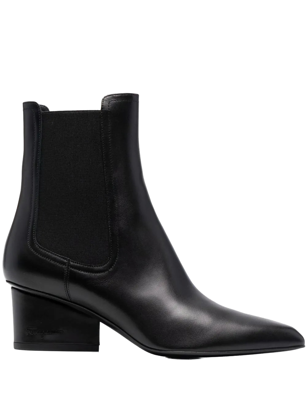 Ferragamo Chelsea Ankle Boot — Black