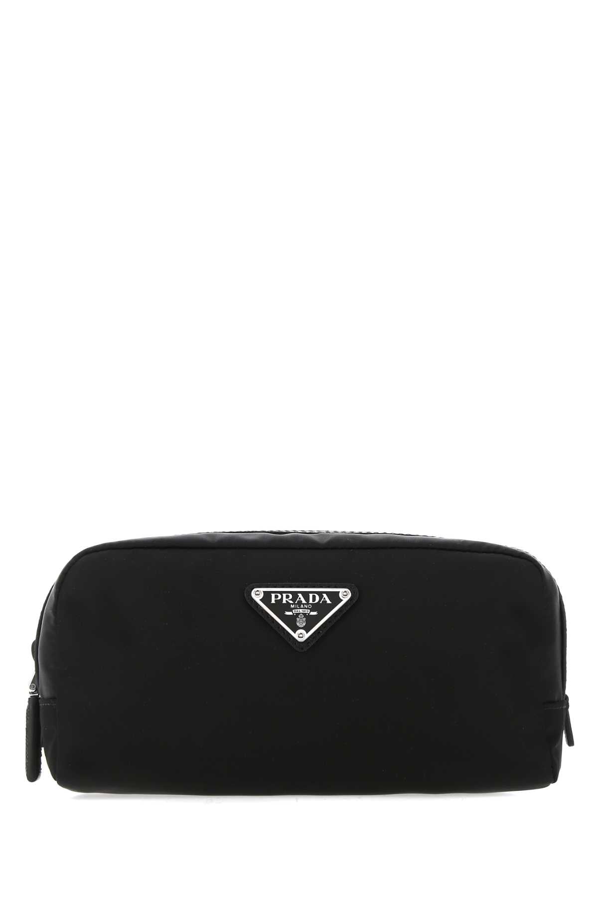 Prada Re-Nylon Travel Wallet — Black