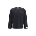 Golden Goose Merino Wool Crew Neck Sweater — Gray