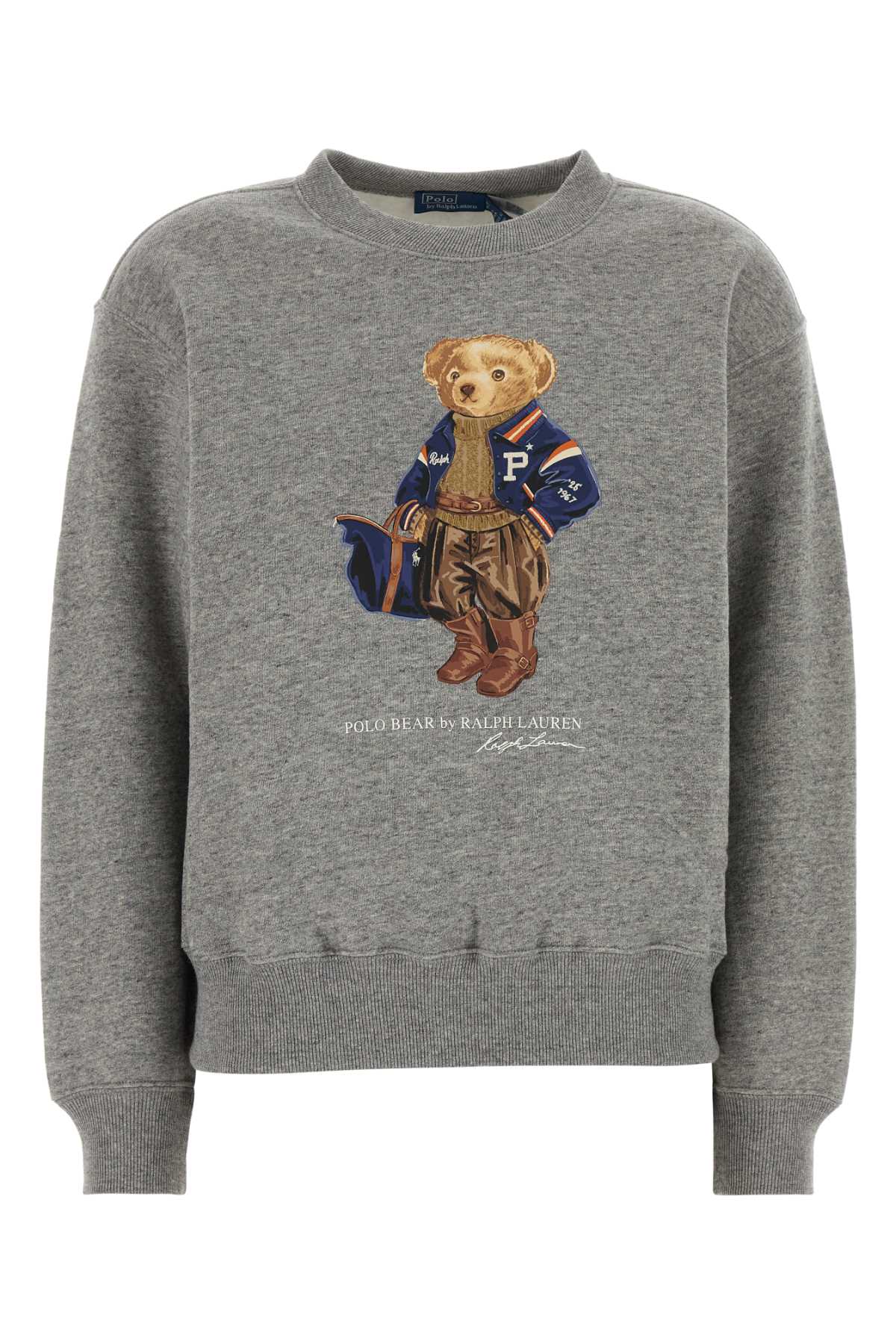 Polo Ralph Lauren Polo Bear Graphic Sweatshirt — Gray
