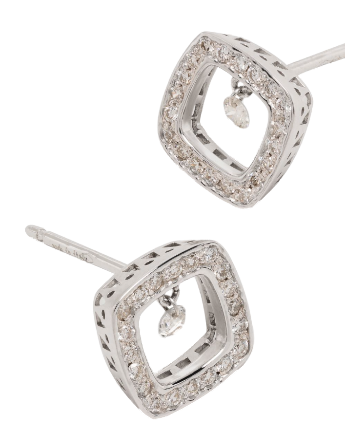 Ponte Vecchio Stud Earrings — White