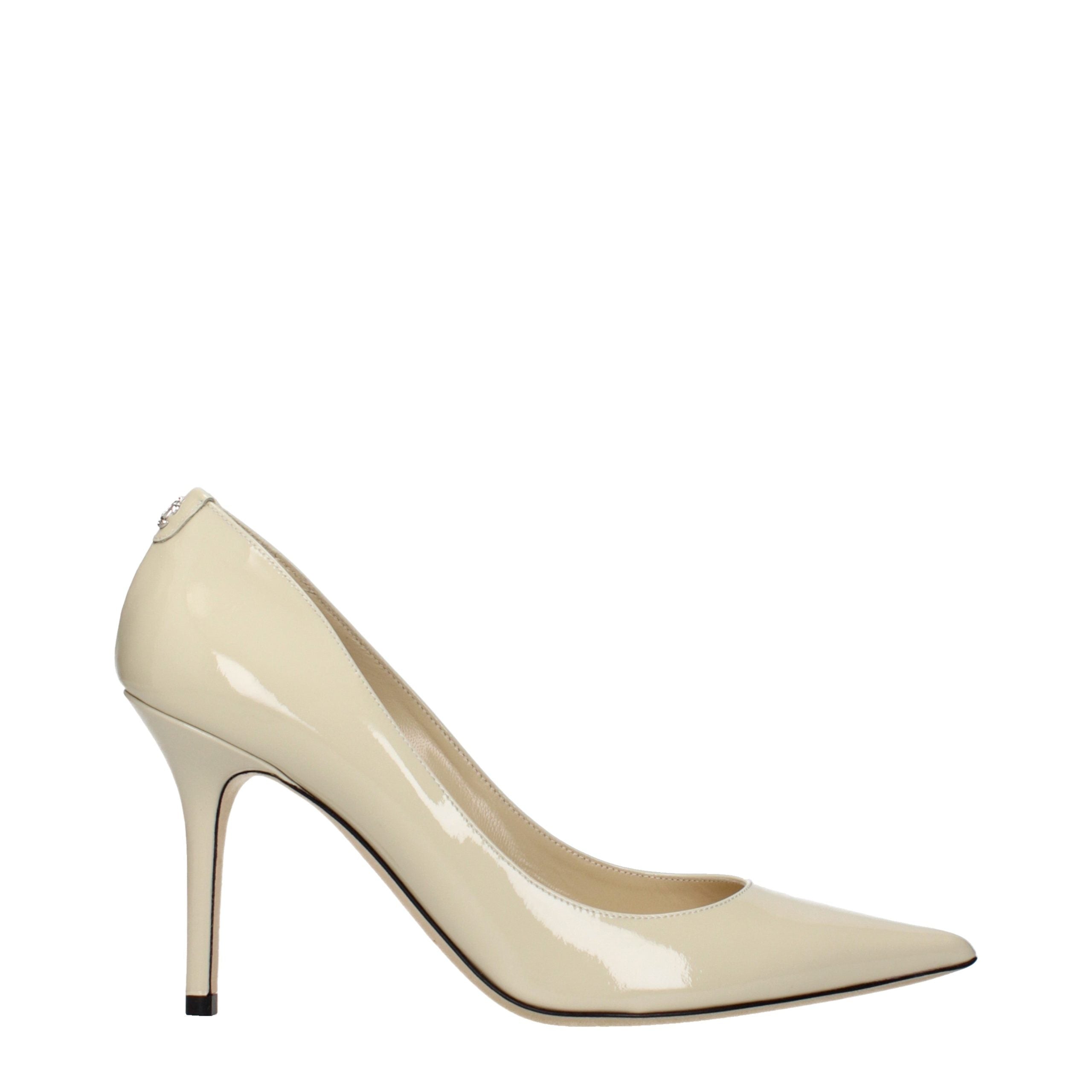 Jimmy Choo Patent Leather Pump — Beige