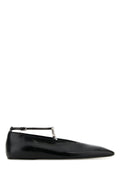 Jil Sander Leather Ballet Flat Ballet Flat — Black