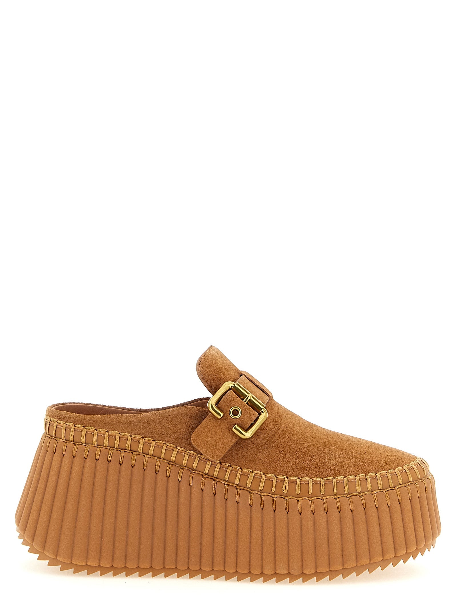 Chloé Nama Sabot — Beige
