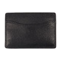 Marc Jacobs Saffiano Calfskin Card Case — Black