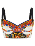 Dolce & Gabbana Printed Cotton Tank Top — Multicolor
