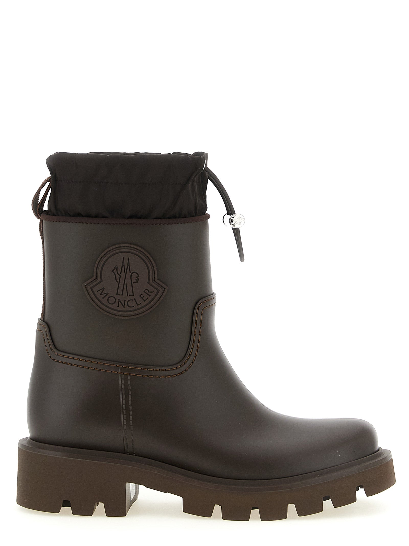 Moncler Kickstream Ankle Boot — Brown