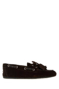 Miu Miu Mocasines Loafer — Marrón