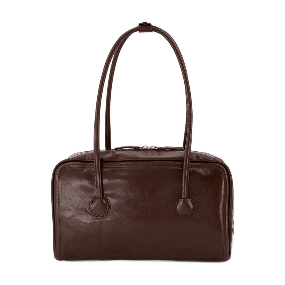 Margesherwood Soft Leather Shoulder Bag — Brown