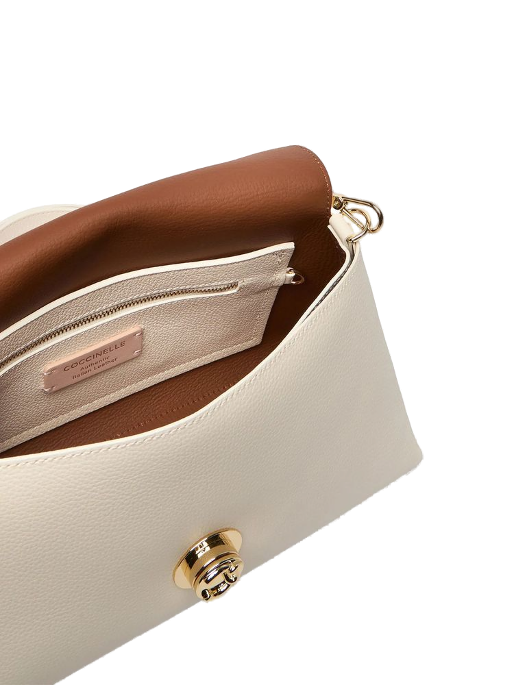 Coccinelle Nikla Shoulder Bag — Beige