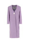 Jil Sander Cashmere Coat — Purple
