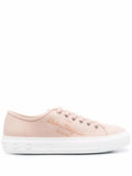 Ferragamo Devin Parker Low-Top Sneaker — Pink