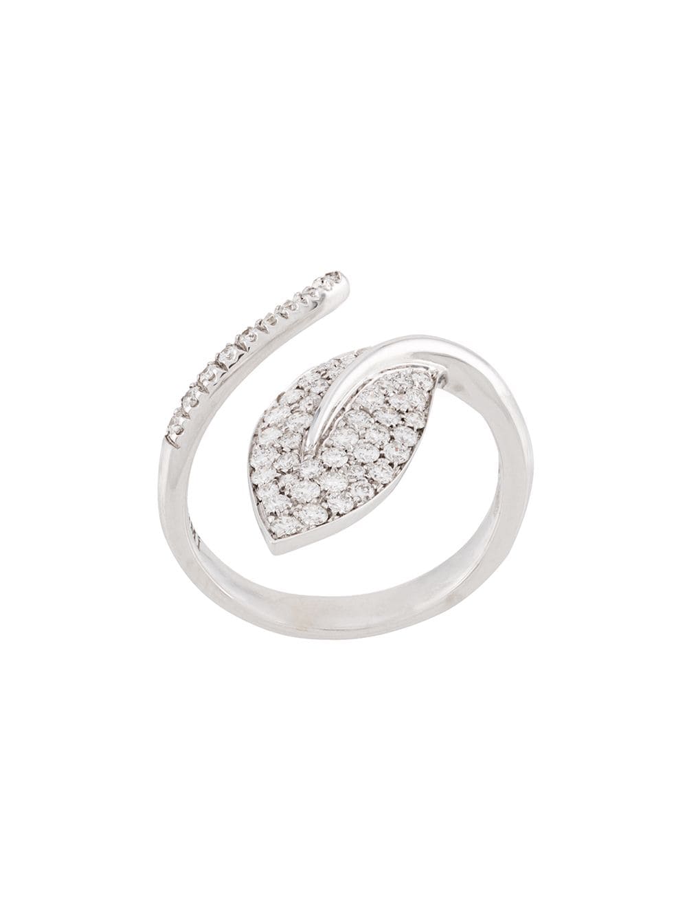Mimi Foglia Ring — White