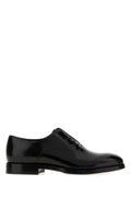Brunello Cucinelli Polished Leather Oxford — Black