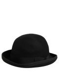 Dolce & Gabbana HAT10088 Rabbit Fur Felt Bowler Hat — Black