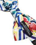 Dolce & Gabbana Majolica-Print Silk Bow Tie — Multicolor