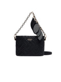 Guess Sally Mini Bucket Crossbody Bag — Black