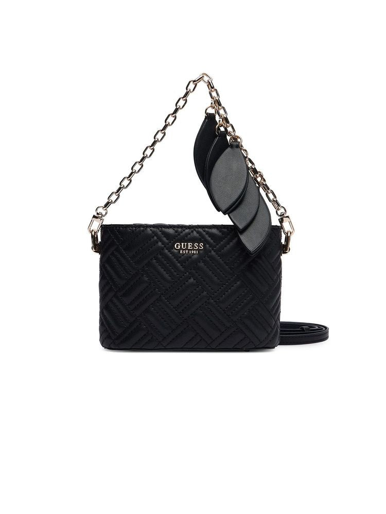 Guess Sally Mini Bucket Crossbody Bag — Black