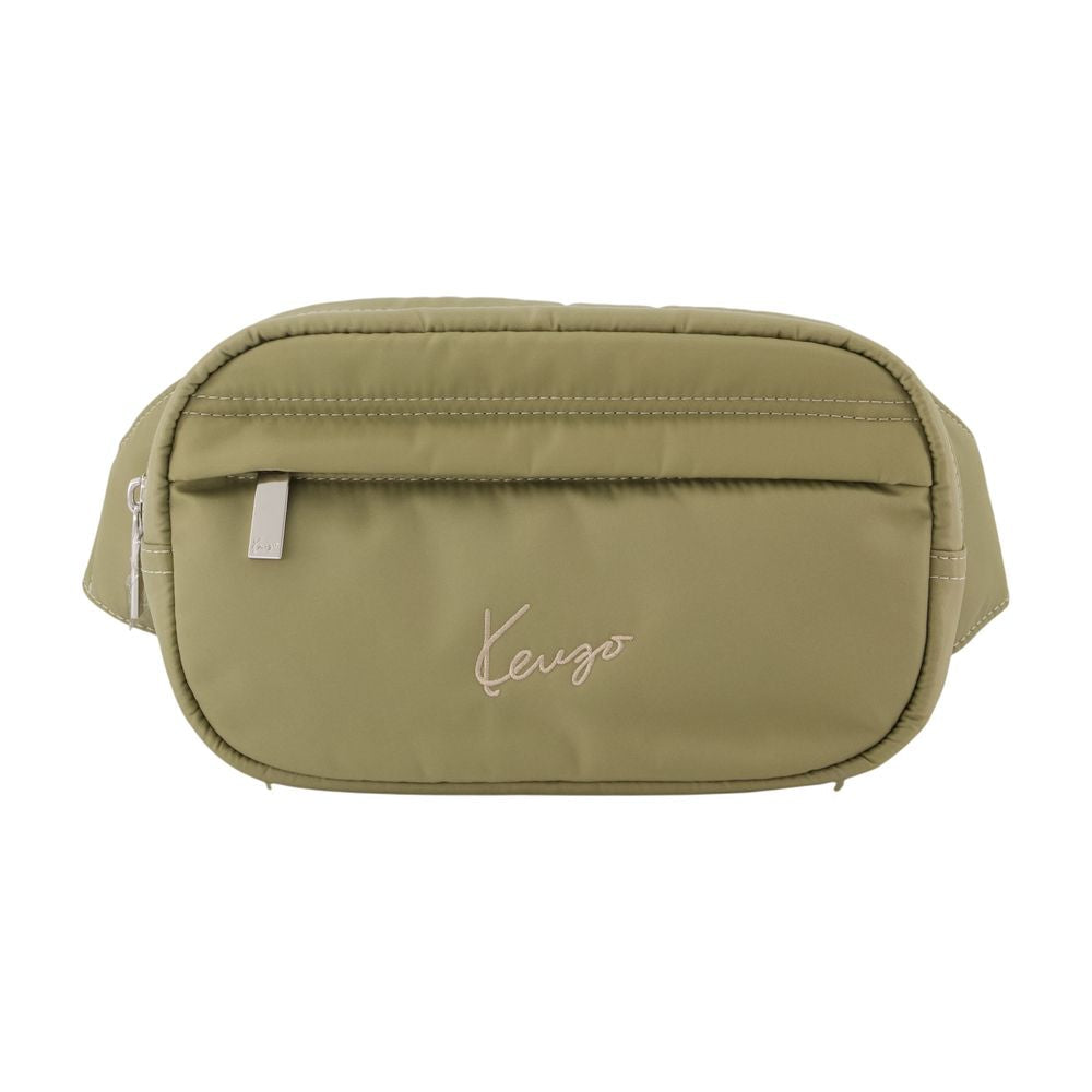 Kenzo Quilted Nylon Belt Bag — Khaki