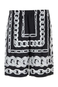 Versace Medusa Bermuda Shorts — Black