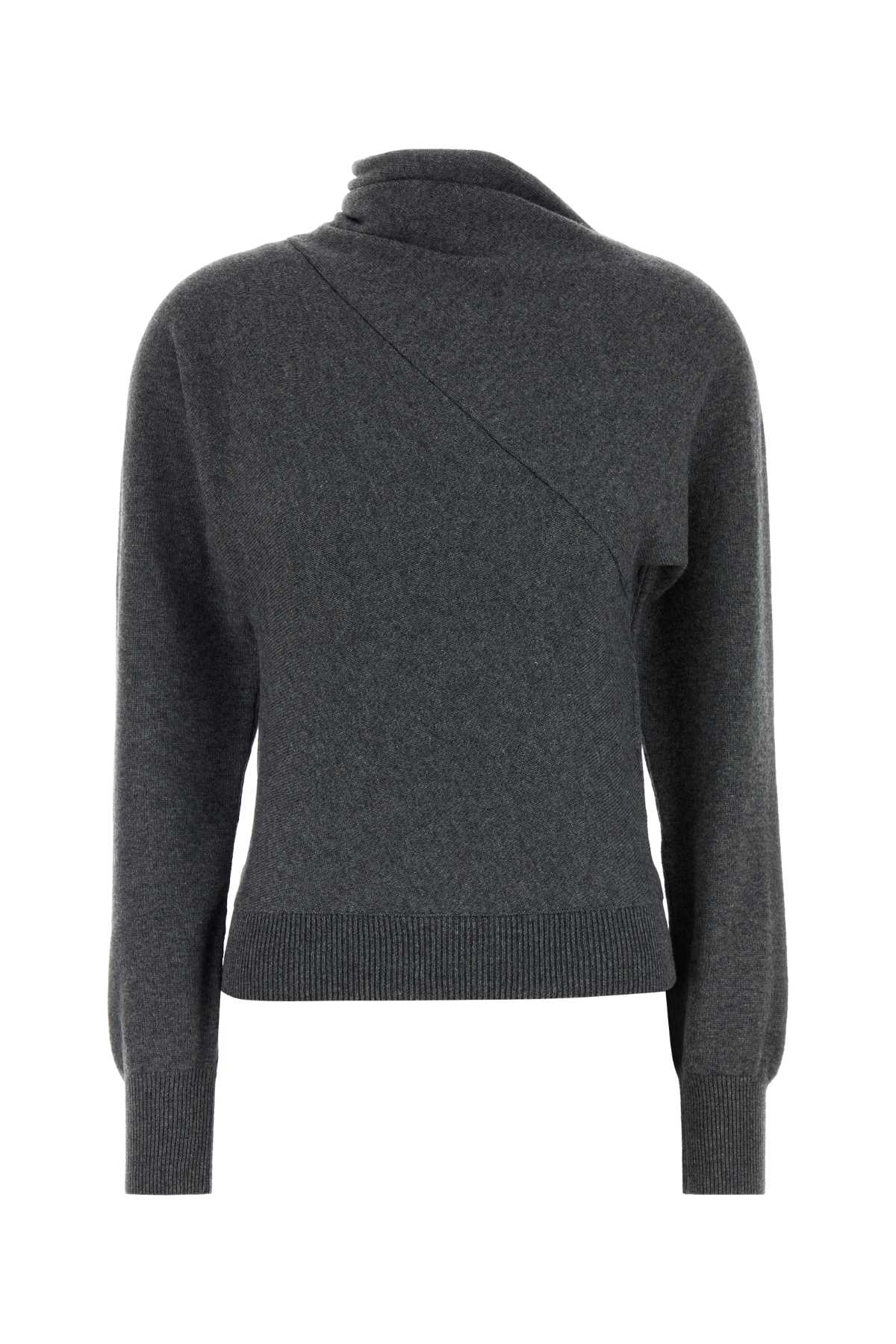 Tom Ford Cashmere-Cotton Sweater — Gray